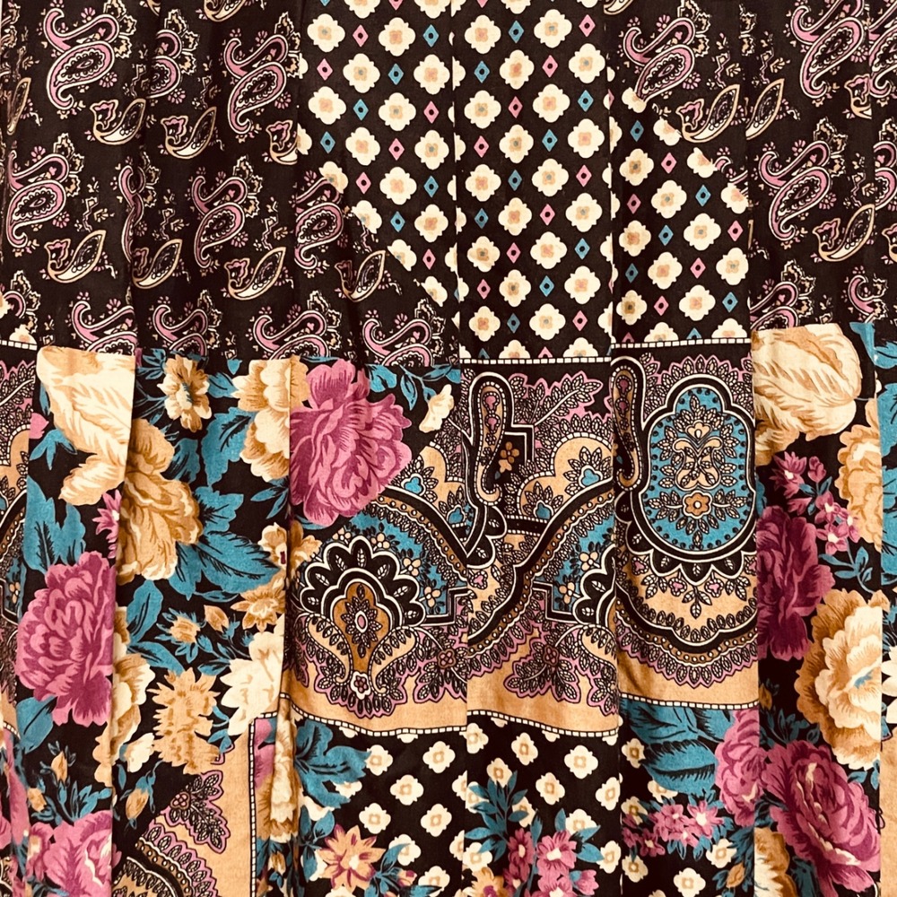 Vintage Koret‎ Petites Women's Skirt Size 10 Petite Paisley and Floral - Picture 7 of 15